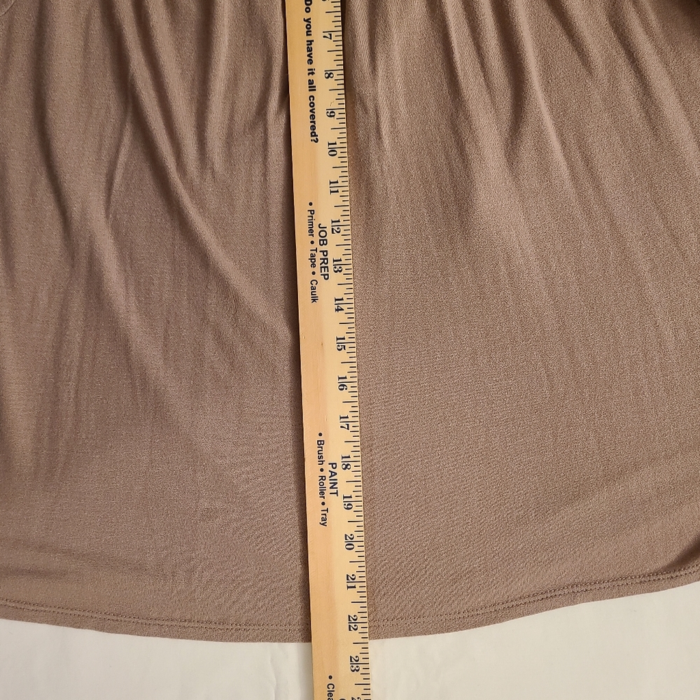 Lucky Brand Long Sleeve V-Neck Tassel, Boho Peasant Flowy Crop Top, Size XL - Picture 9 of 9